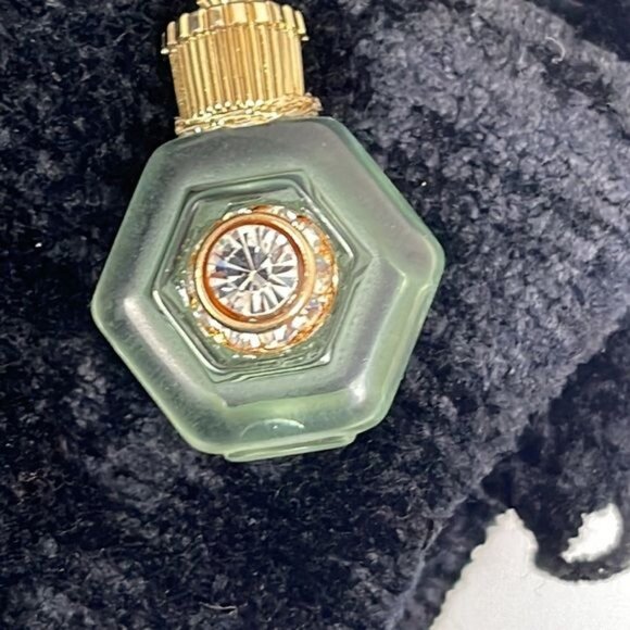 Vtg  J Two New York Black Maroon Cardigan Sweater w Perfume Bottle Buttons LARGE - Picture 6 of 12